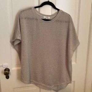 Linen umgee blouse with asymmetrical hemline